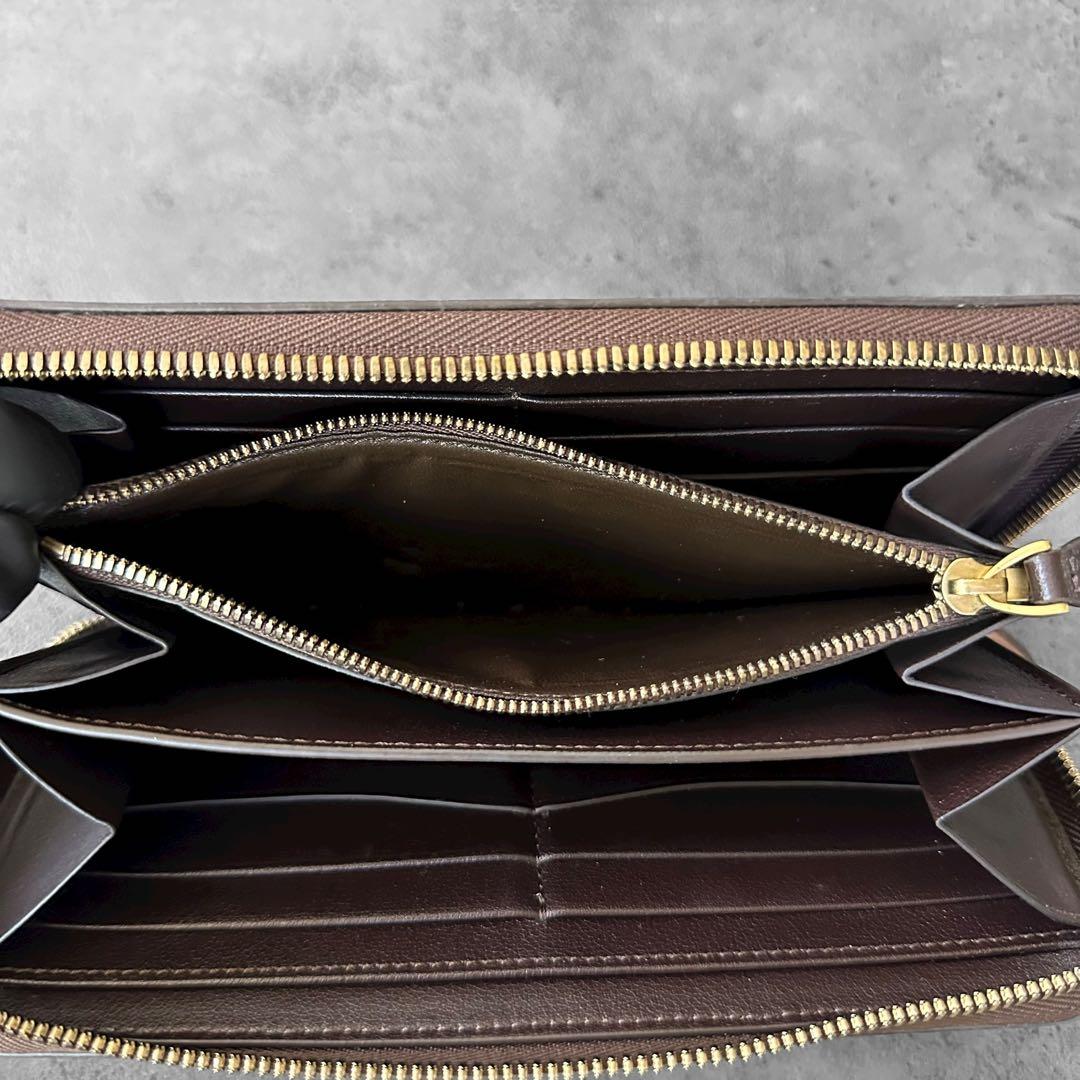 希少✨Berluti イタウバ トワル マルブフ カリグラフィ　長財布