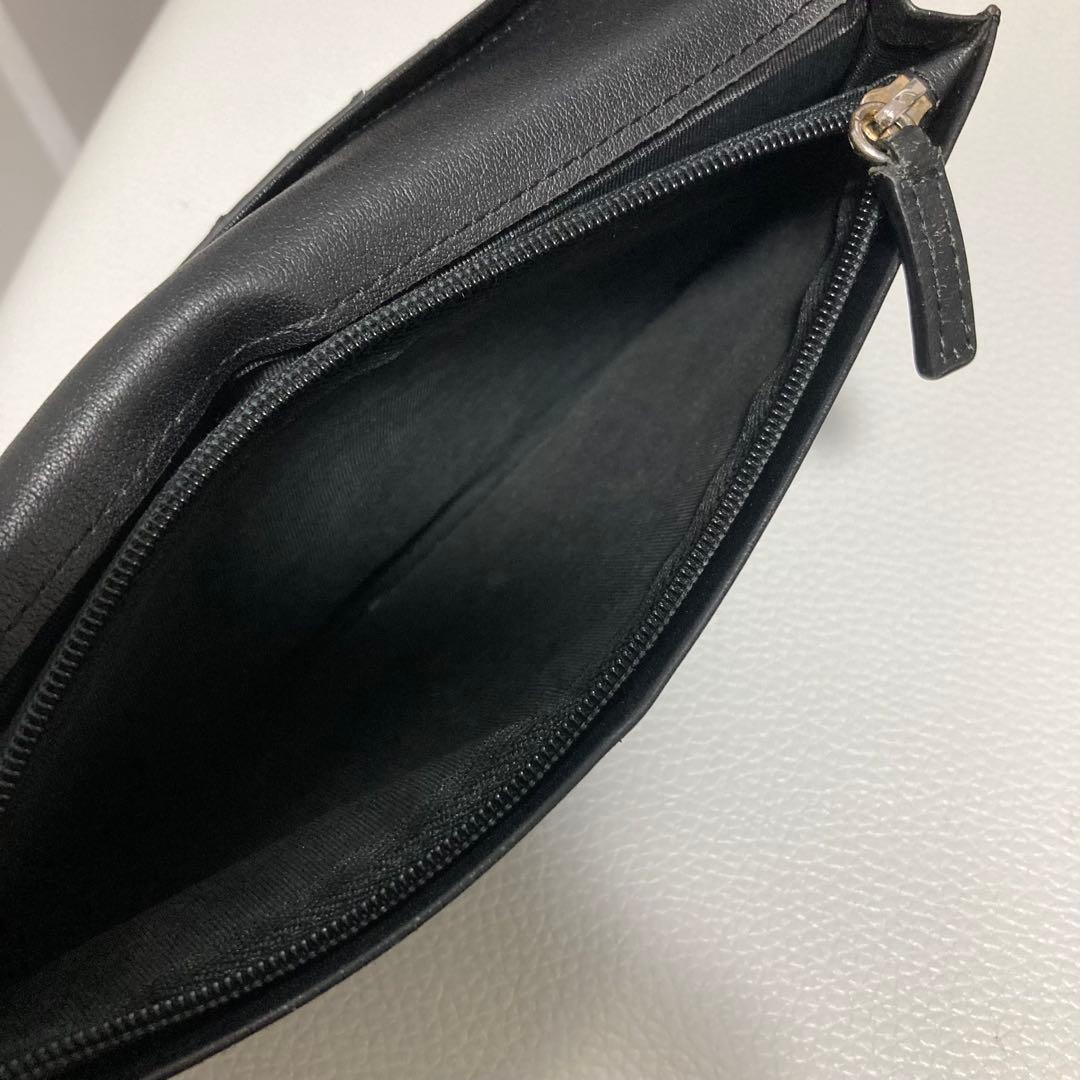 SAINT LAURENT ブラック 長財布