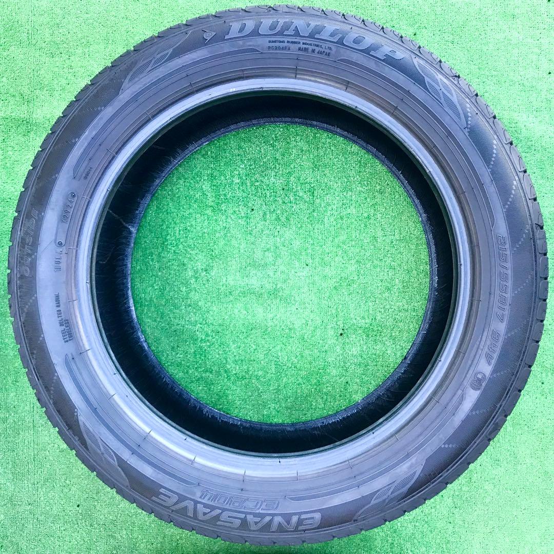 215/55 R17 DUNLOP ENASAVE ラジアルタイヤ2024年