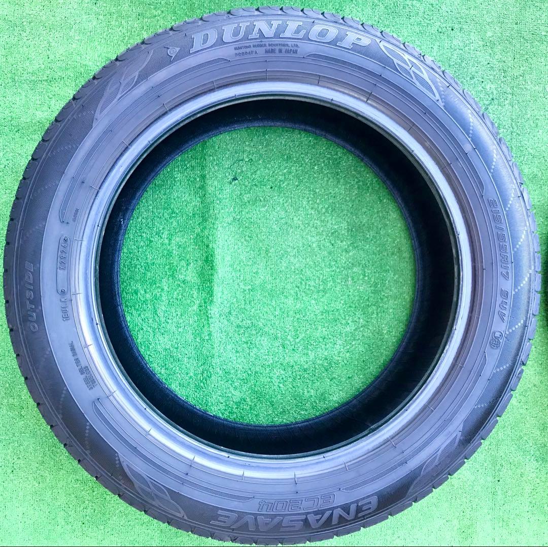 215/55 R17 DUNLOP ENASAVE ラジアルタイヤ2024年