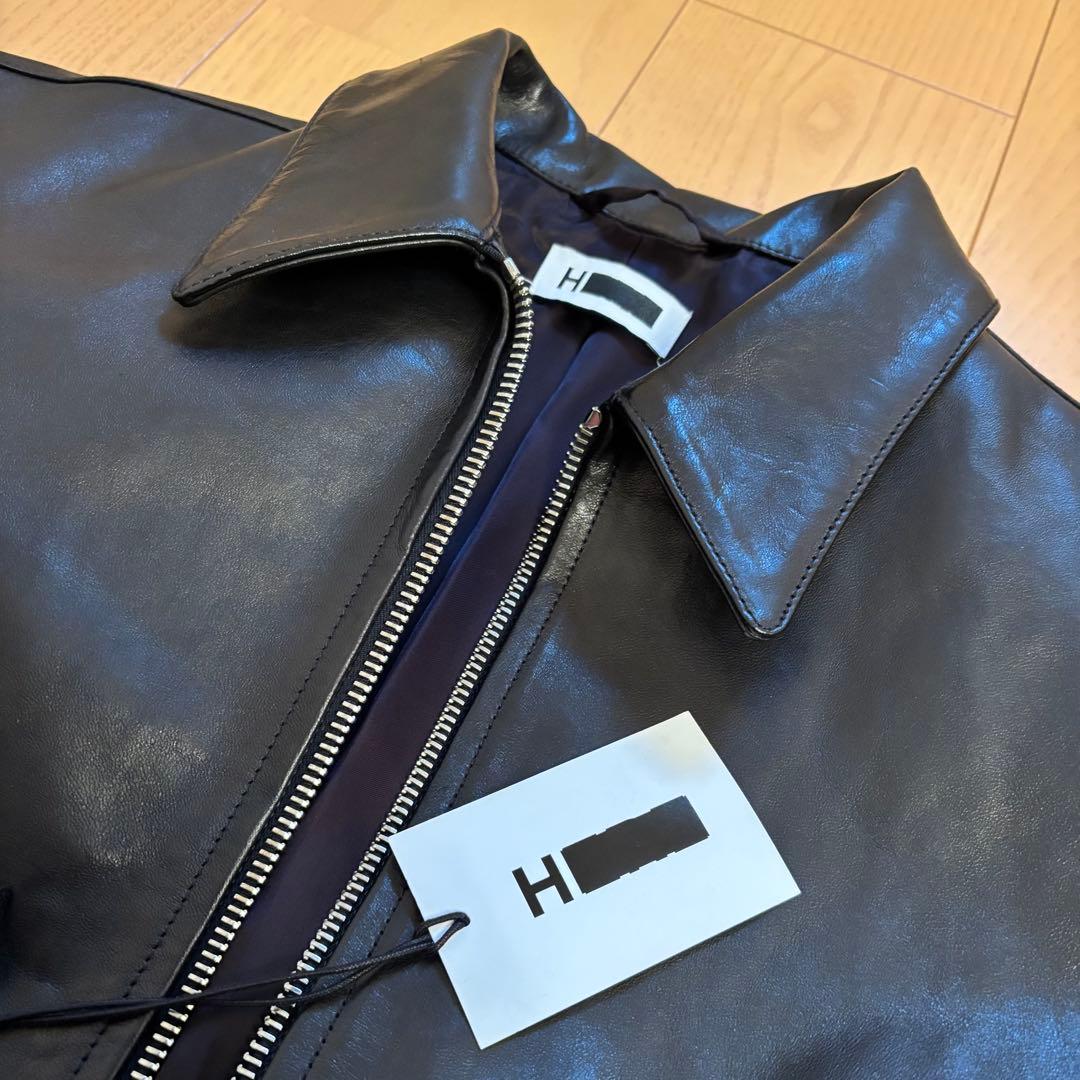 H BEAUTY&YOUTH ホースレザー　70s スポーツジャケット　L