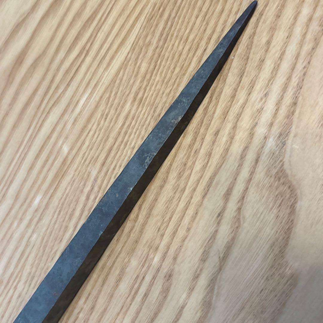 【超希少】薬師寺再建用 千年釘 白鷹幸伯 作（宮原金物店 説明書・桐箱付）本物！