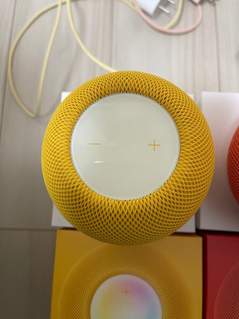 Apple Pod mini イエロー オレンジ 2台セット