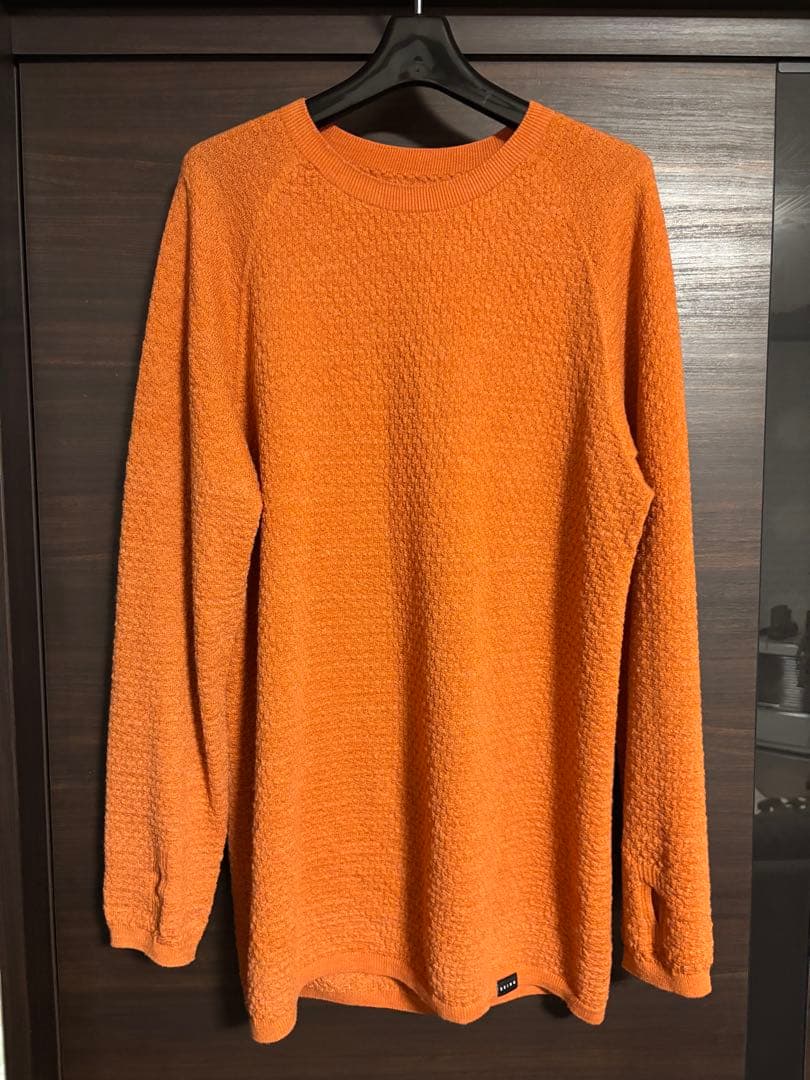 BRING WUNDERWEAR シームレスクルーネック サイズL パンプキン