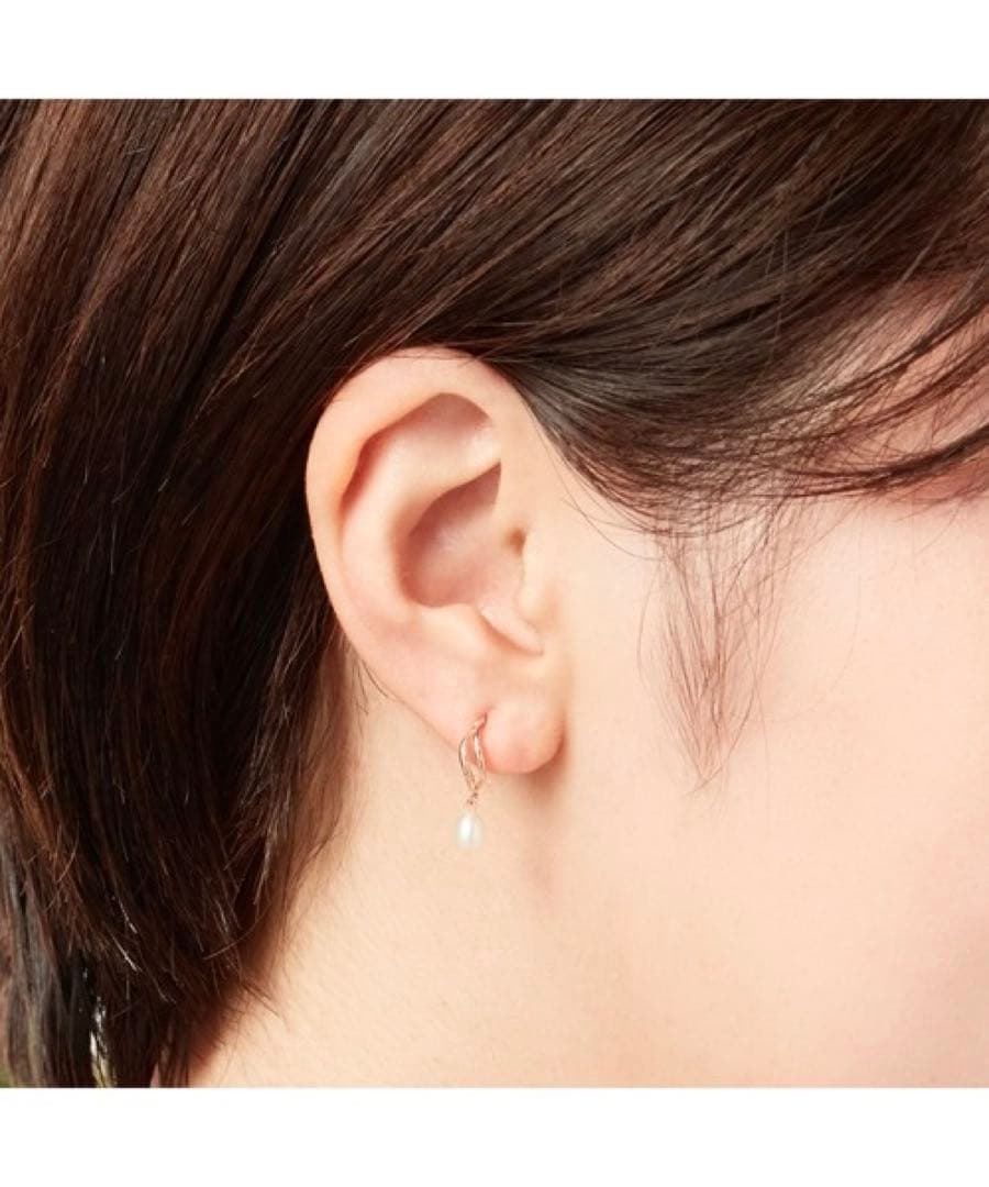 ■現行品■【VENDOME AOYAMA】K10PG 淡水パール ピアス