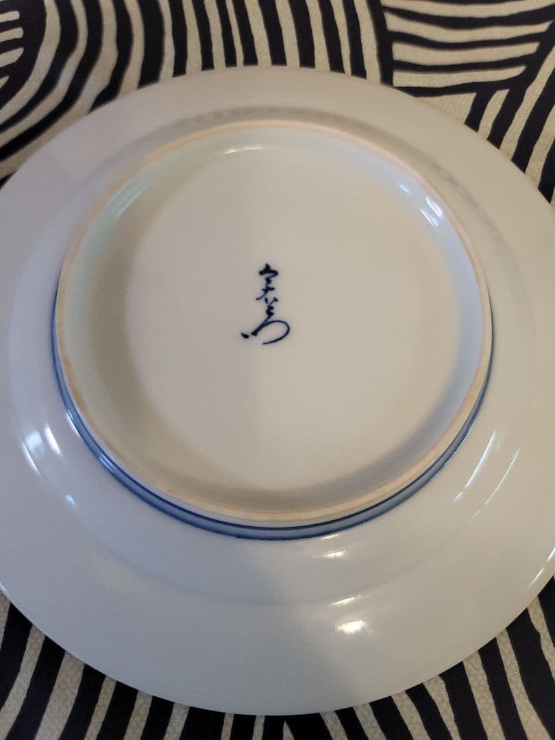 【今右衛門】色鍋島の伝統　銘窯　人間国宝　十三代今右衛門作錦花絵洋皿6枚