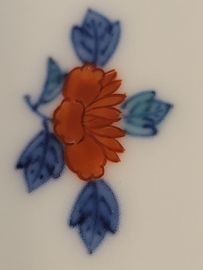 【今右衛門】色鍋島の伝統　銘窯　人間国宝　十三代今右衛門作錦花絵洋皿6枚