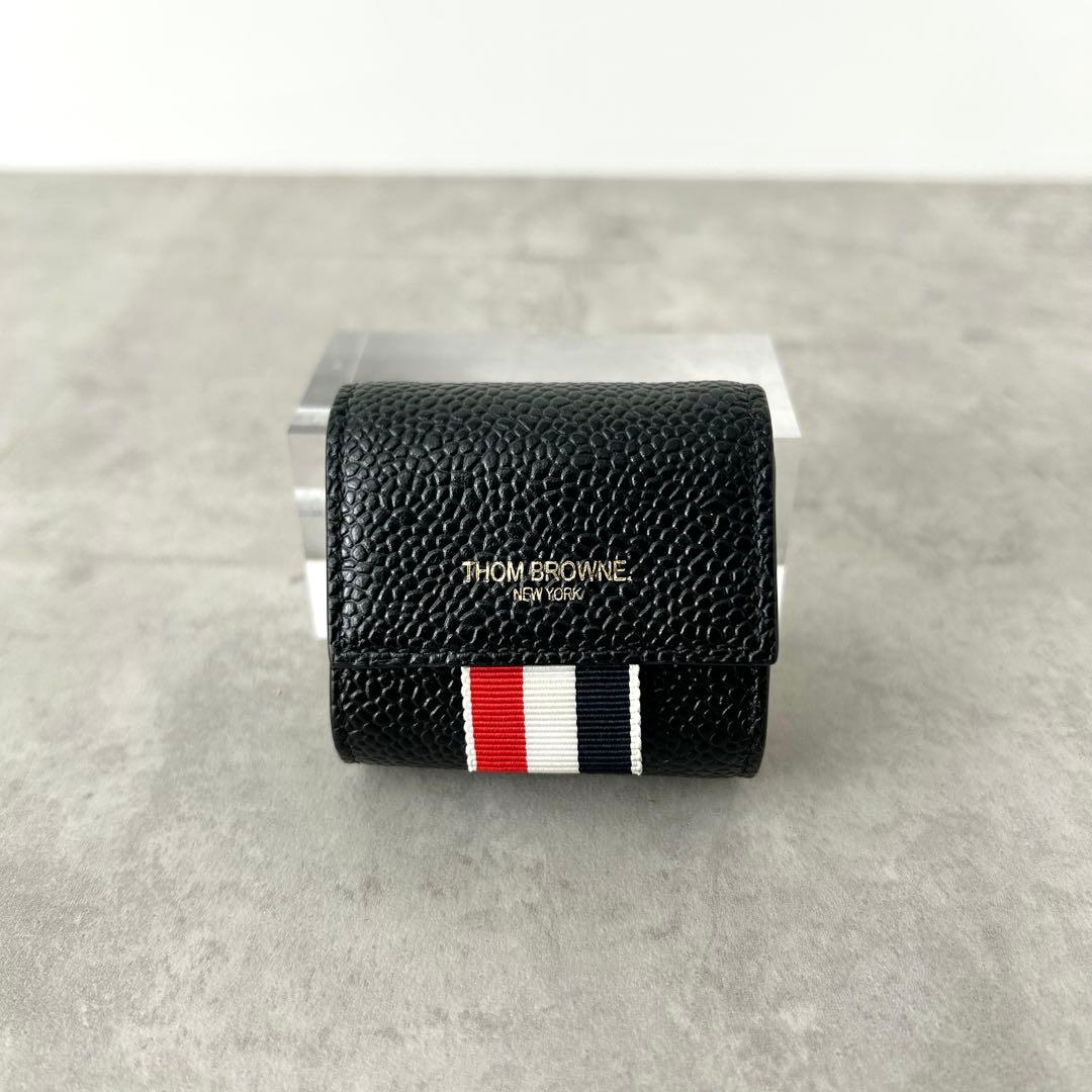 【未使用近✨️】トムブラウン AirPodsケース ケース ブラック