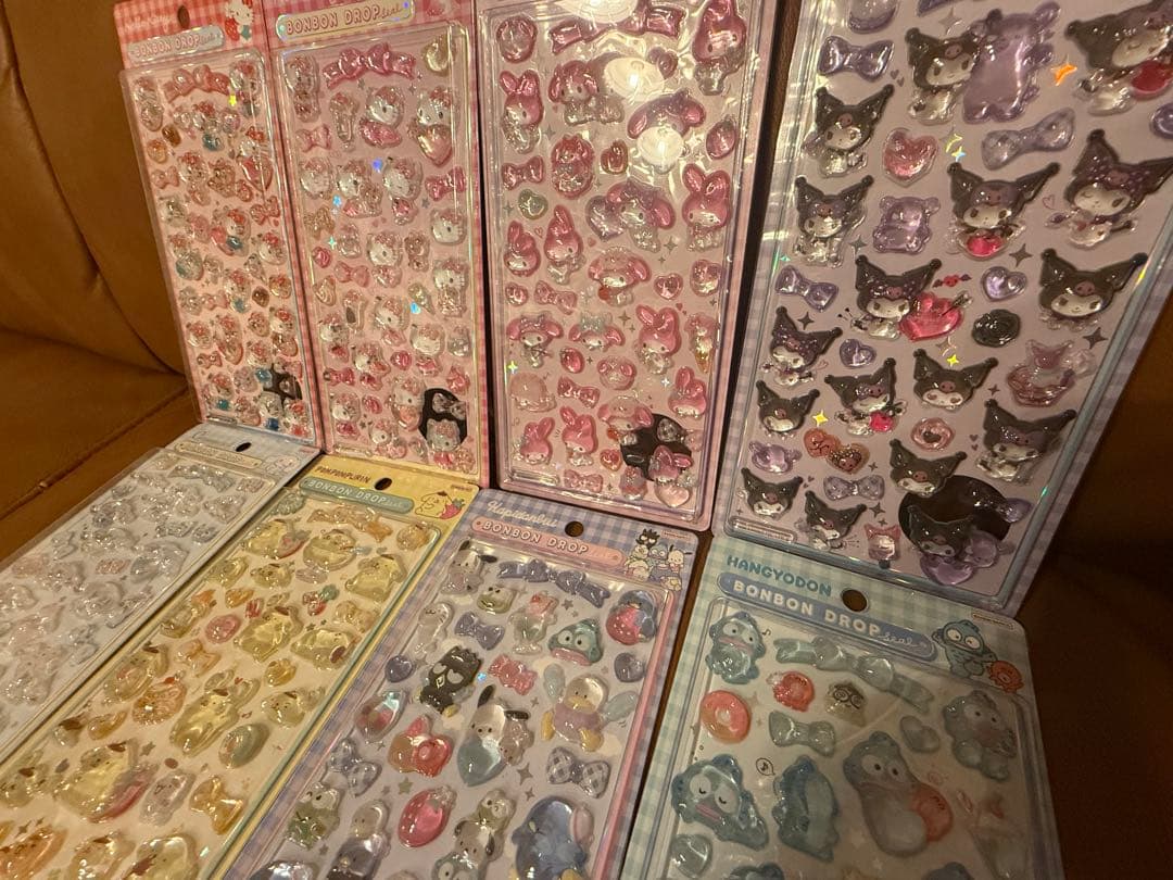 【正規品】ボンボンドロップシール サンリオ 第2弾 8種セット