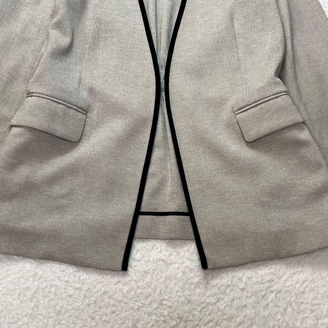 スーツカンパニー　セットアップ　スーツ　ジャケット　パンツ　ノーカラー