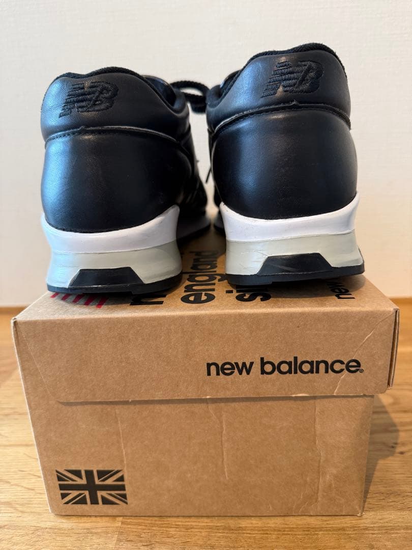 限定完売☆New Balance M1500BK ブラック オールレザー US9