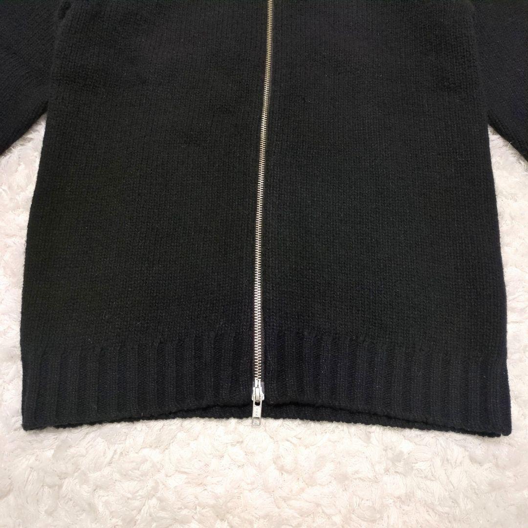 KAIKO♦23AW ウール ドライバーズニット KAIKO-23-027 黒1