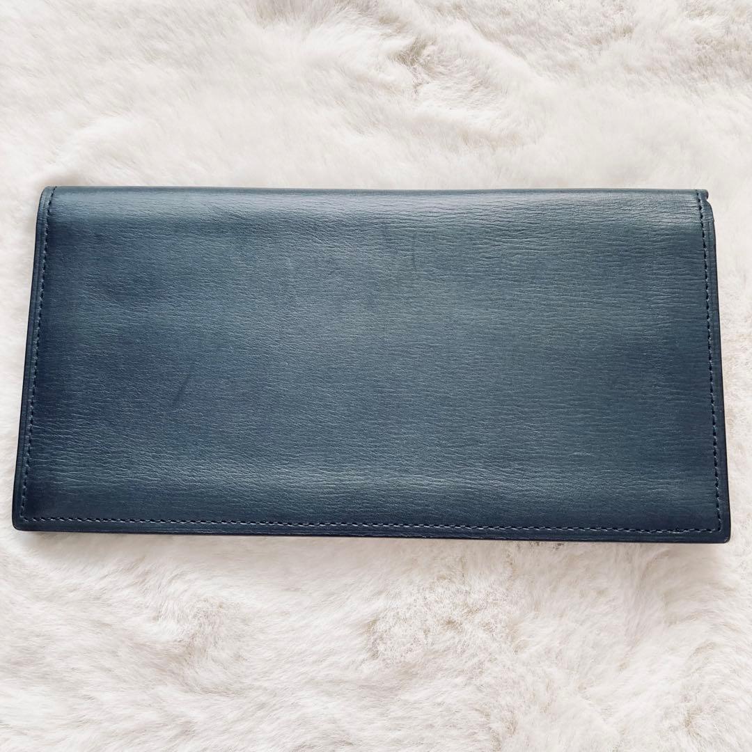 【良品】　GANZO ガンゾ　長財布　レザー　折財布　ブラック