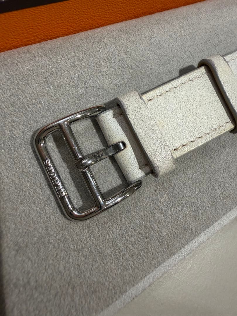Apple Watch エルメス　ホワイト　レザー　バンド