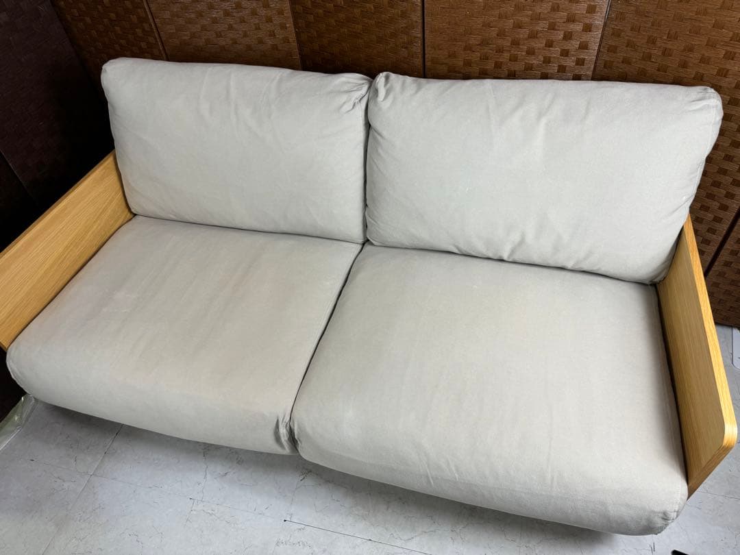 定価約¥70,000- 無印良品2人掛けソファー