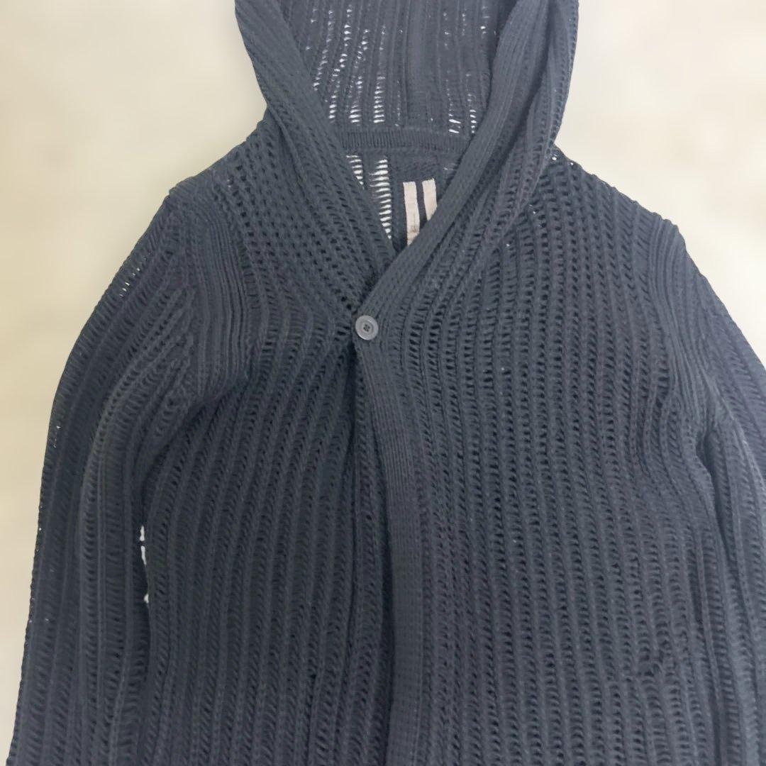 【希少品】Rick Owens 16ssローゲージニットカーディガン　黒　M
