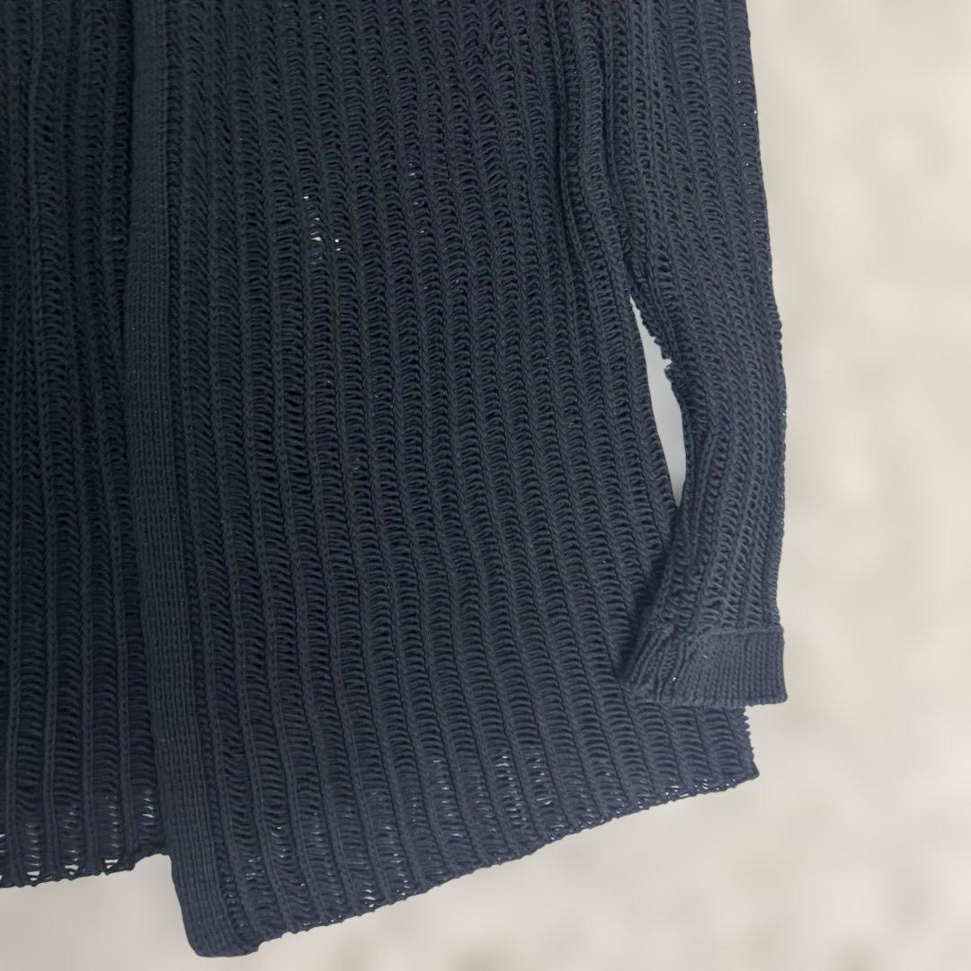 【希少品】Rick Owens 16ssローゲージニットカーディガン　黒　M