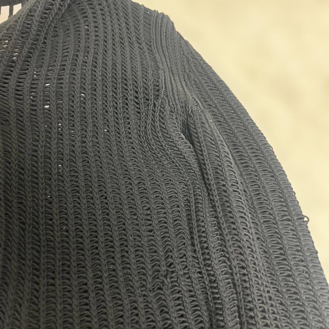 【希少品】Rick Owens 16ssローゲージニットカーディガン　黒　M