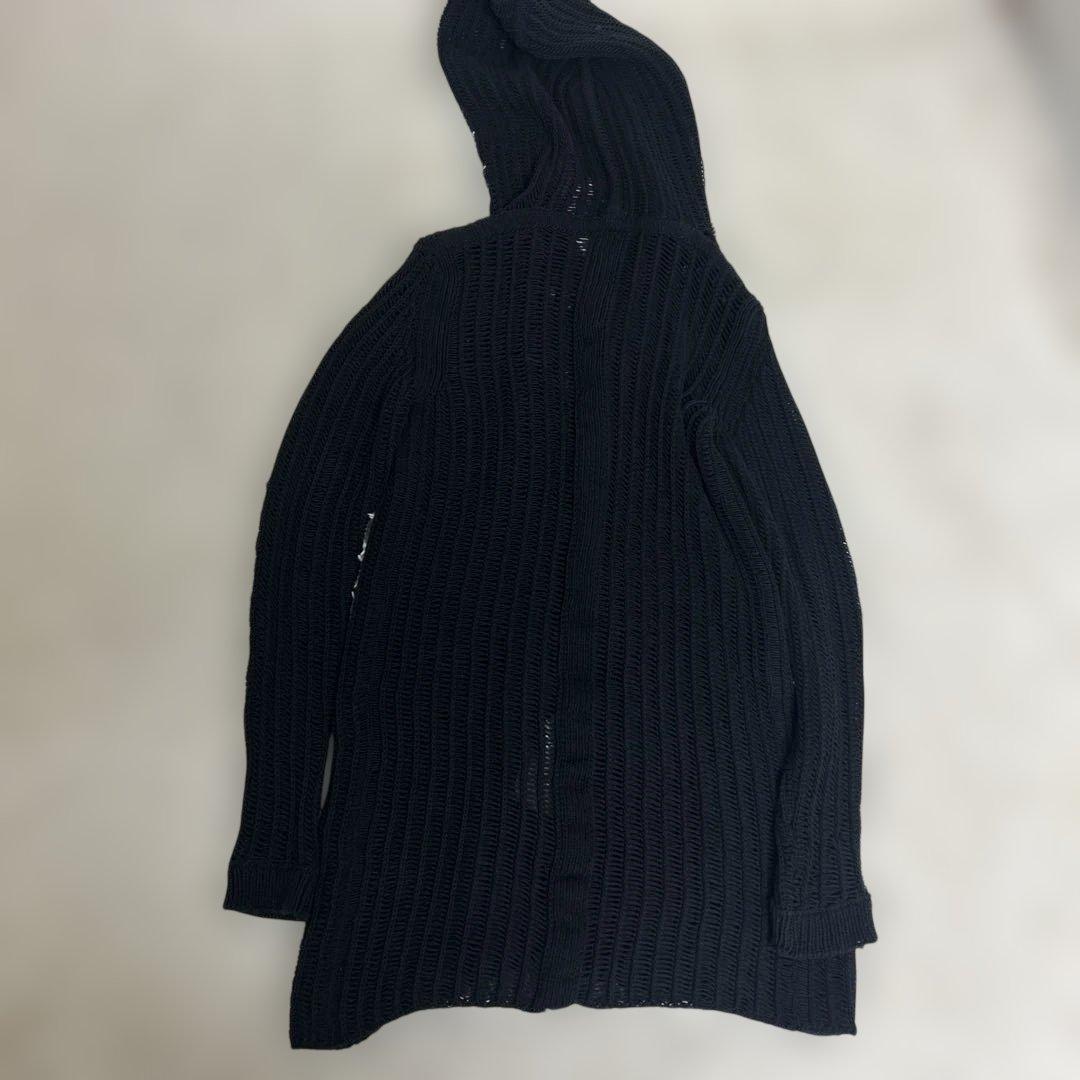 【希少品】Rick Owens 16ssローゲージニットカーディガン　黒　M