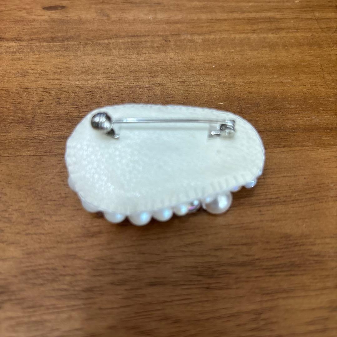 Scony パールブローチ　ピアス