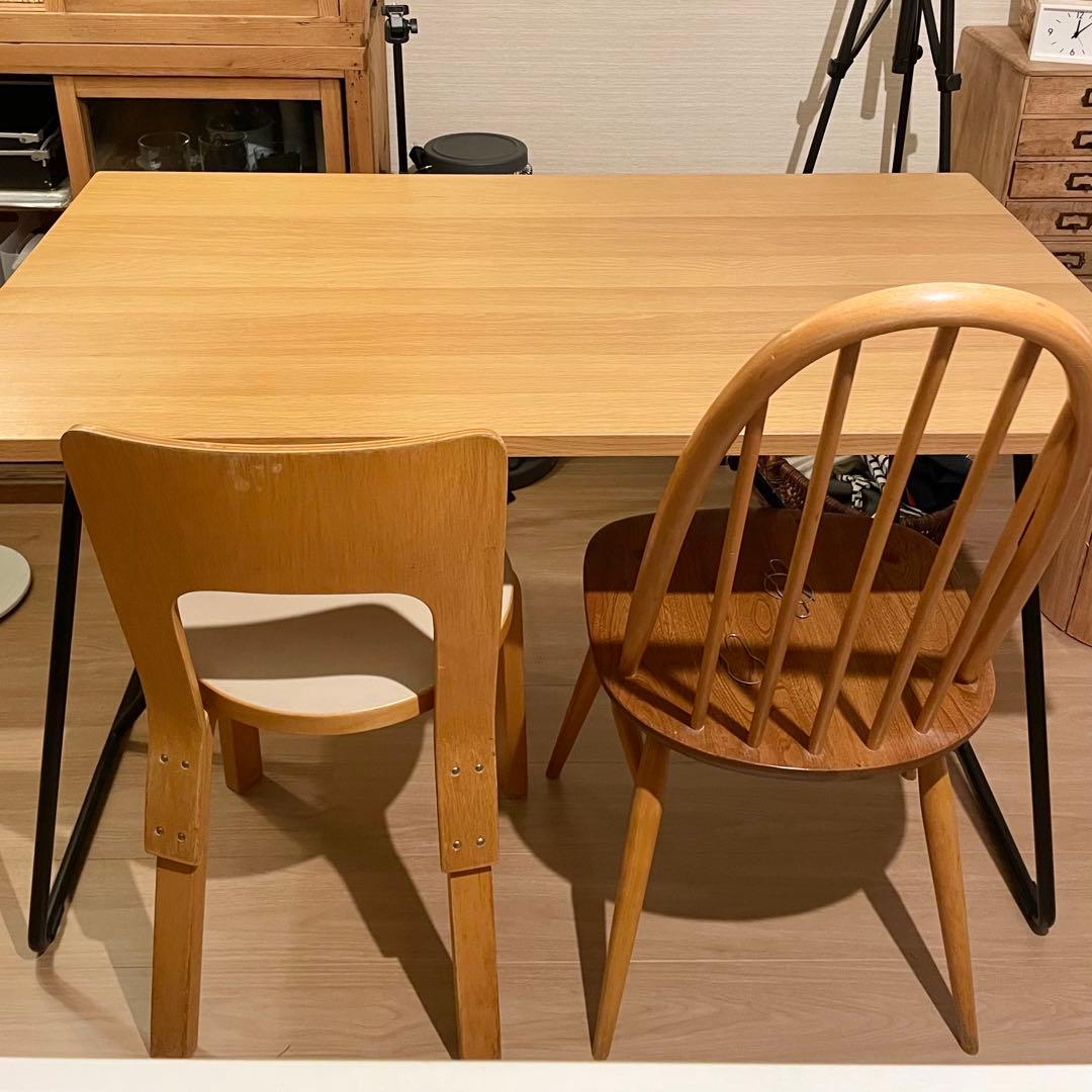 無印良品、木製折りたたみテーブル120cm