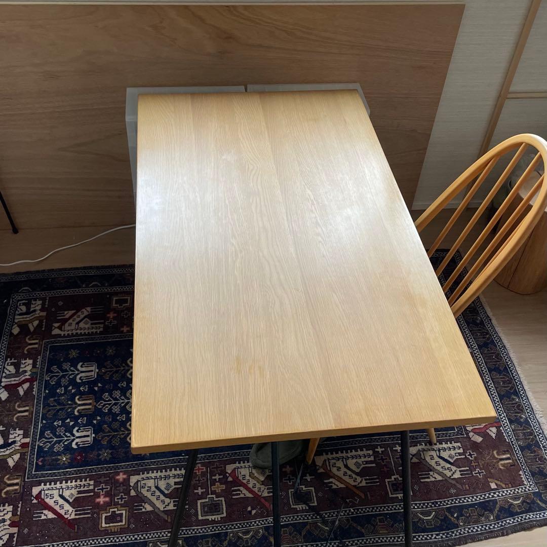 無印良品、木製折りたたみテーブル120cm