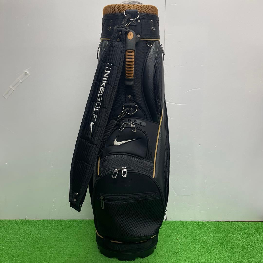 NIKE GOLF キャディバッグ 9インチ ゴルフバッグ 黒