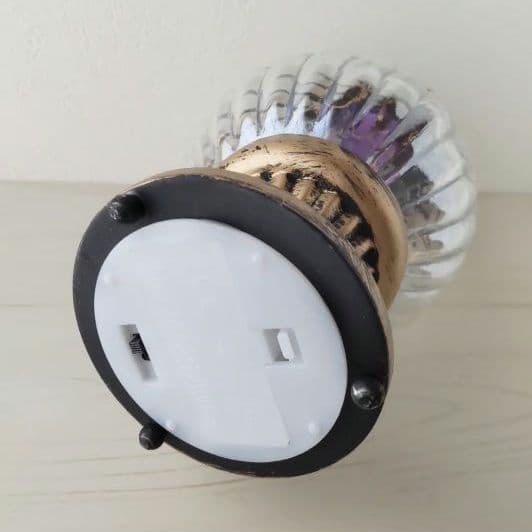 新品ロワール　LED ランタン　M　アンティーク調 電池式　アンティークゴールド