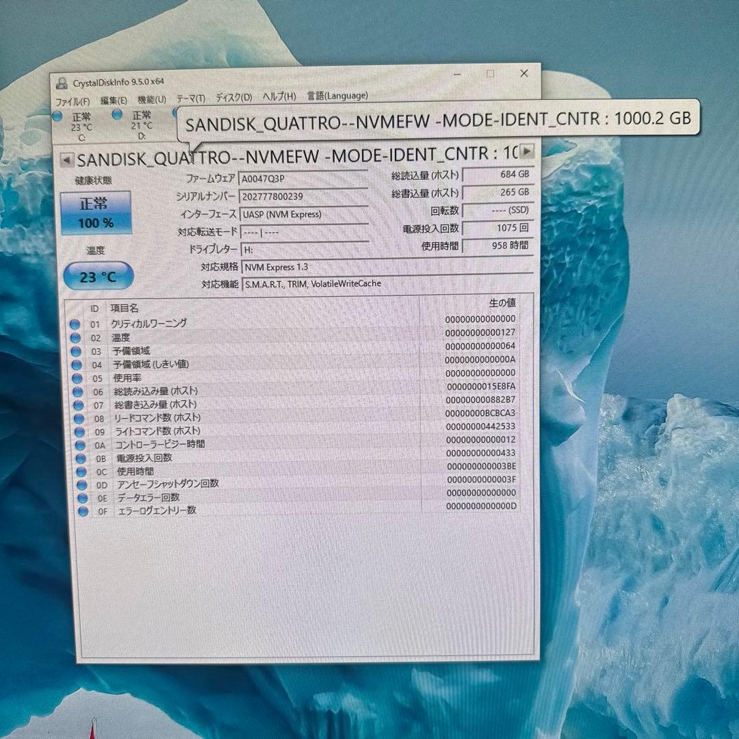 WD ウエスタンデジタル 外付けSSD 1TB