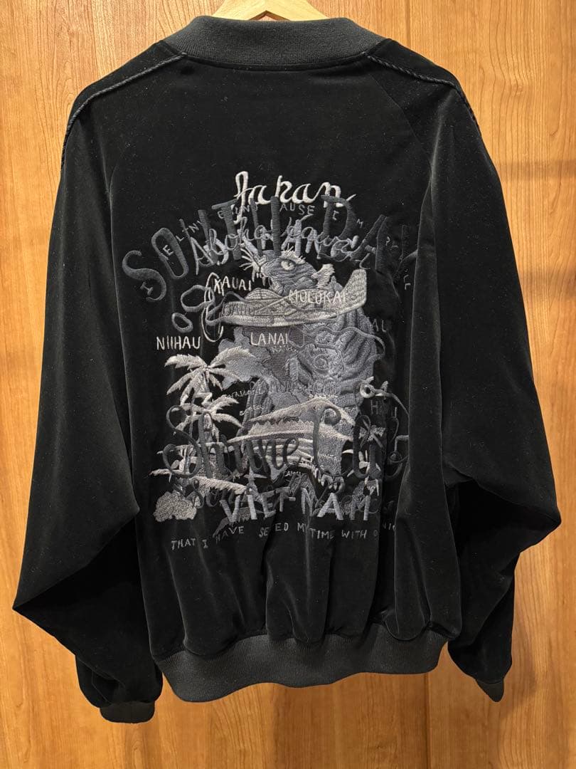 ジャケット・アウター doublet velveteen chaos souvenir jacket