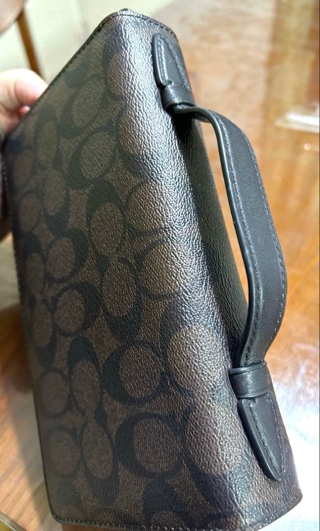 Coach オーガナイザー ダークブラウン 長財布