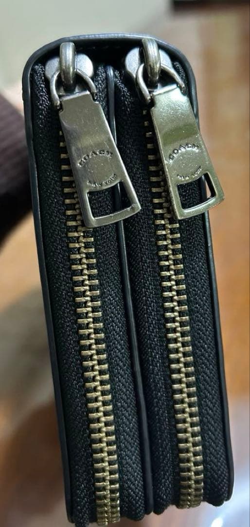 Coach オーガナイザー ダークブラウン 長財布