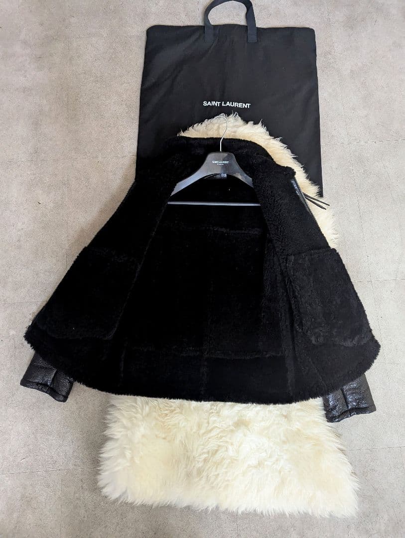 稀少美品　2020/21AW　サンローラン　B-3　ムートン　ボンバージャケット
