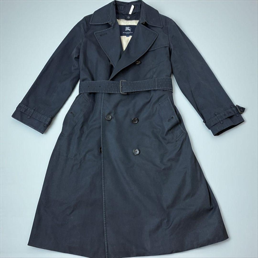 BURBERRYトレンチコート ブラック ノバチェック ライナー ベルト付 38