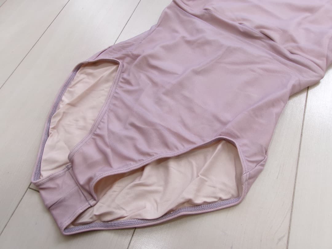☆チャコット【新品】ハイネックレオタード/M/シースルーピンク￥13.200☆