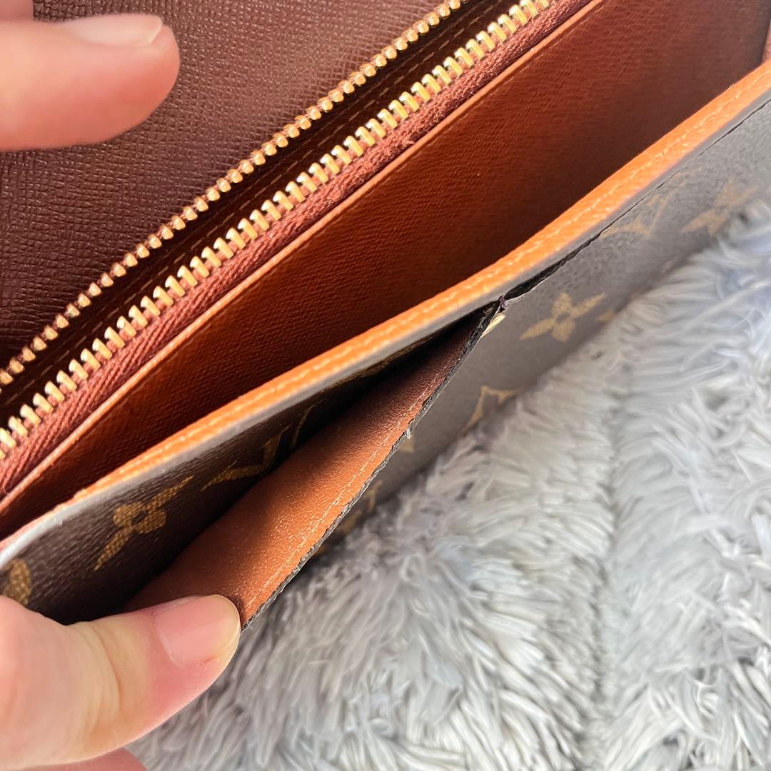 ルイヴィトン　ポルトモネクレディ　長財布　モノグラムキャンバス　ブラウン