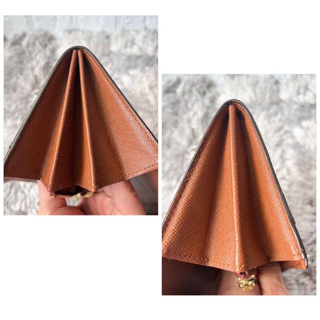 ルイヴィトン　ポルトモネクレディ　長財布　モノグラムキャンバス　ブラウン