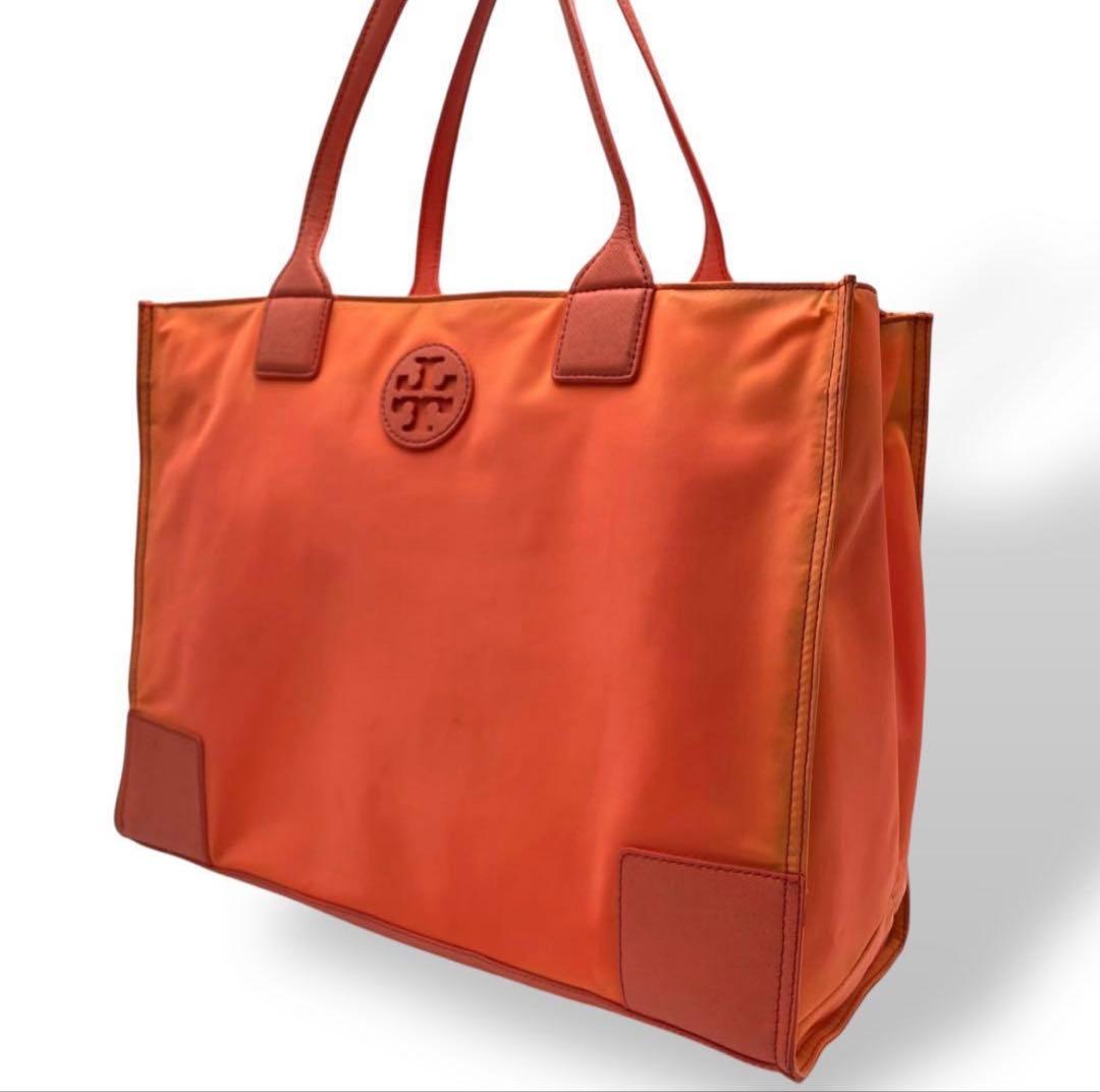 【美品】 Tory Burch オレンジ トートバッグ 希少