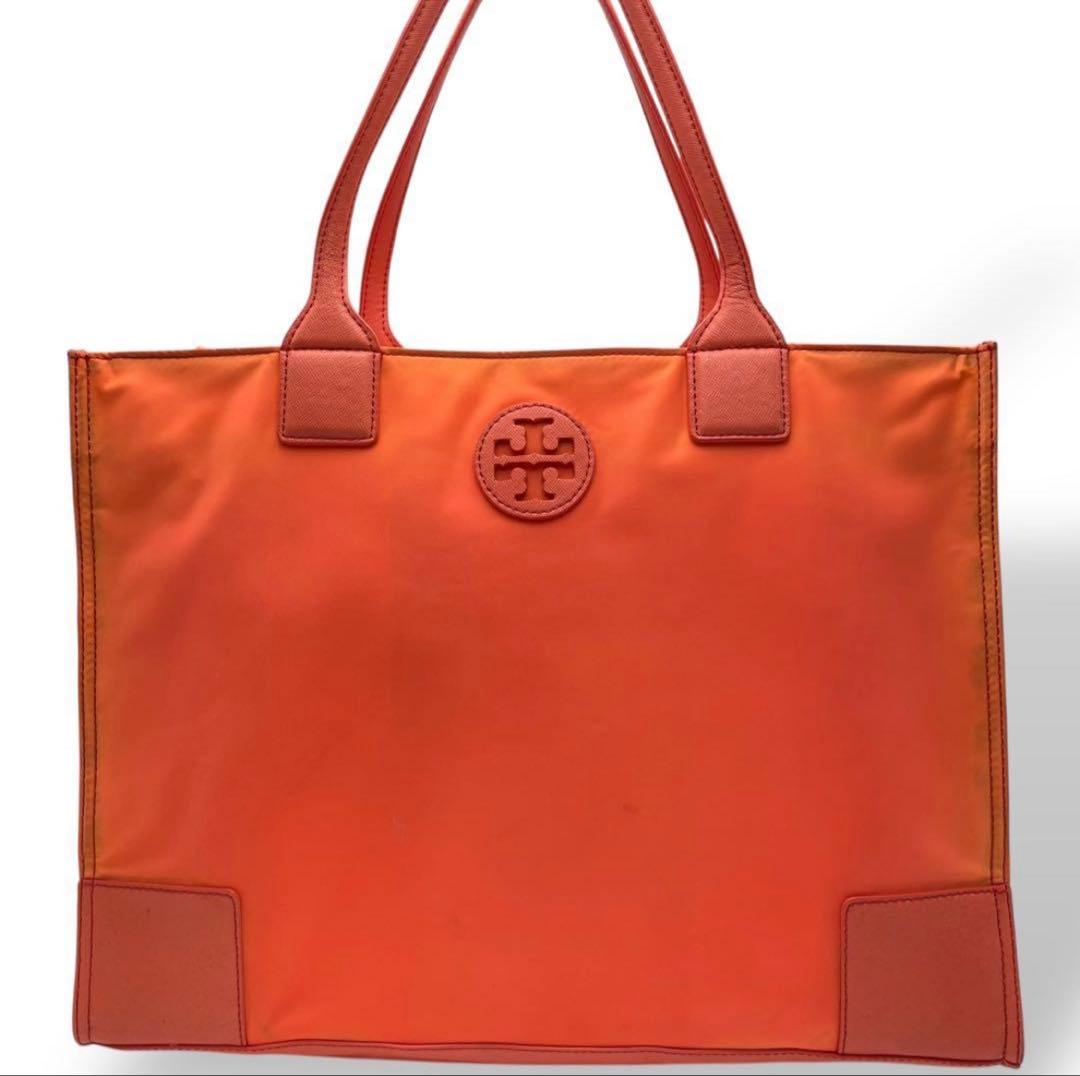 【美品】 Tory Burch オレンジ トートバッグ 希少
