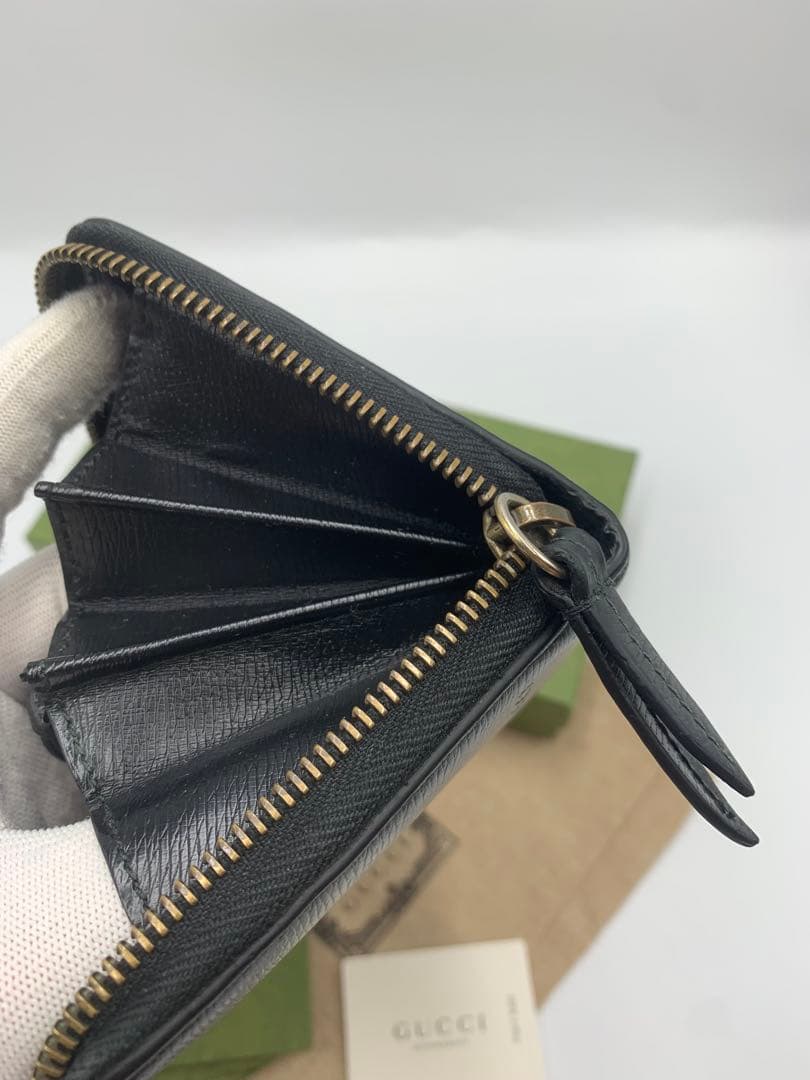 GUCCI グッチ キングスネーク 長財布 レザー ラウンドファスナー