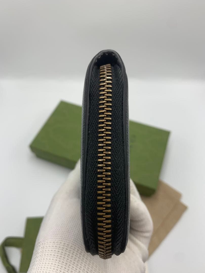 GUCCI グッチ キングスネーク 長財布 レザー ラウンドファスナー