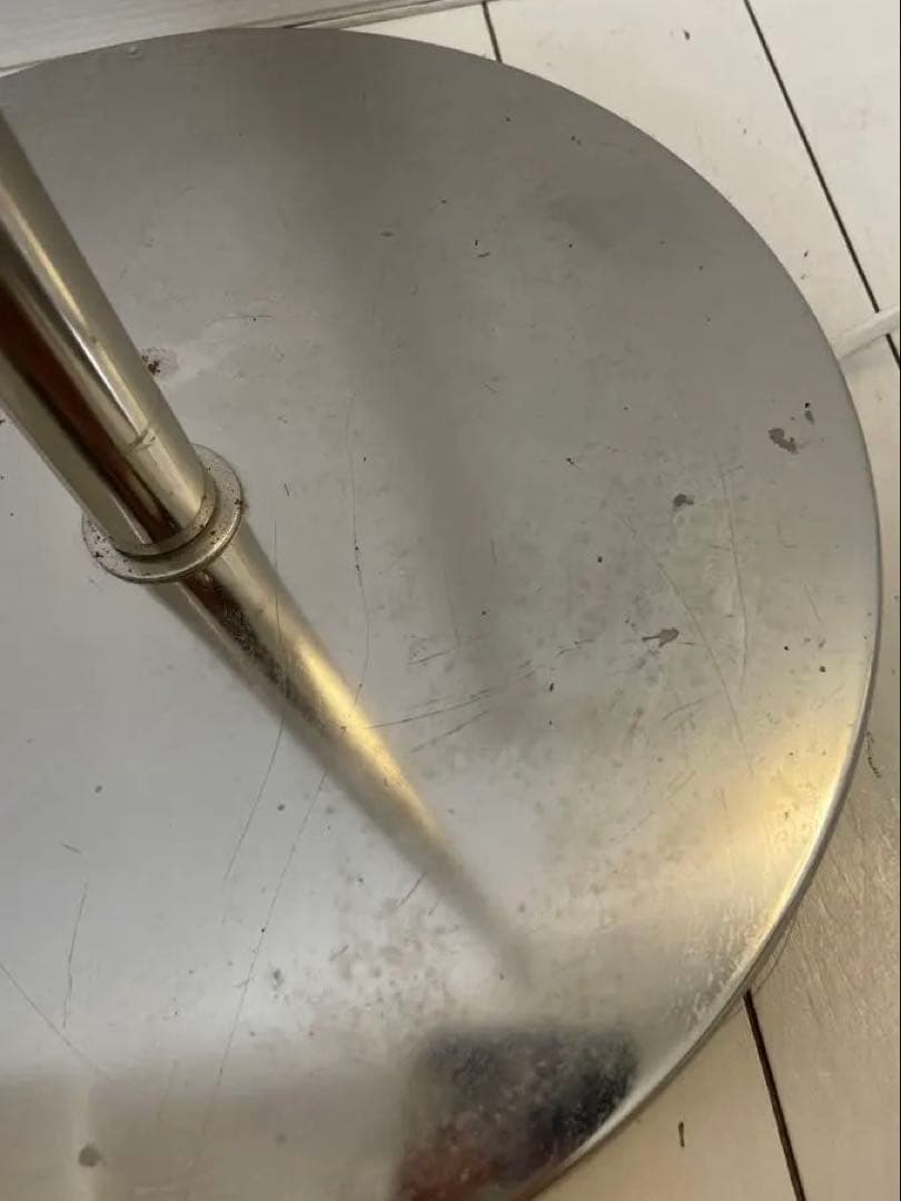 IKEA 廃盤　モダン フロアスタンド シルバー ホワイト