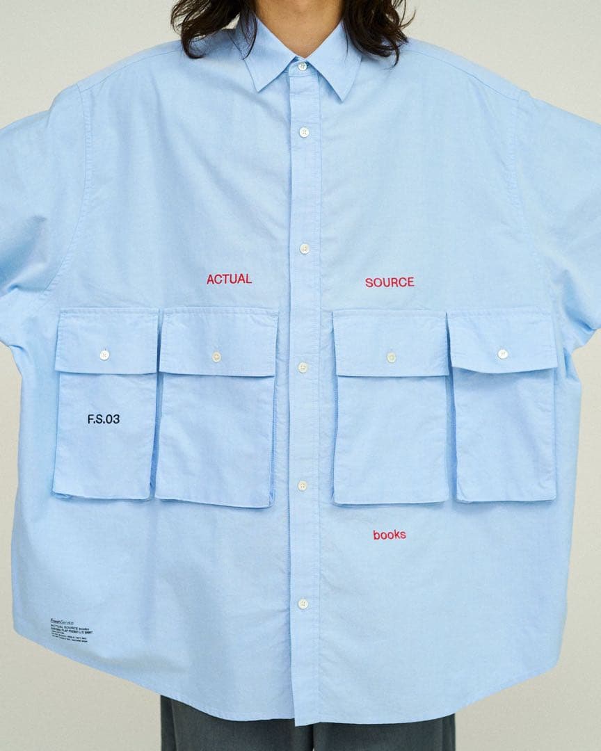 Fresh Service actual source ポケット シャツ