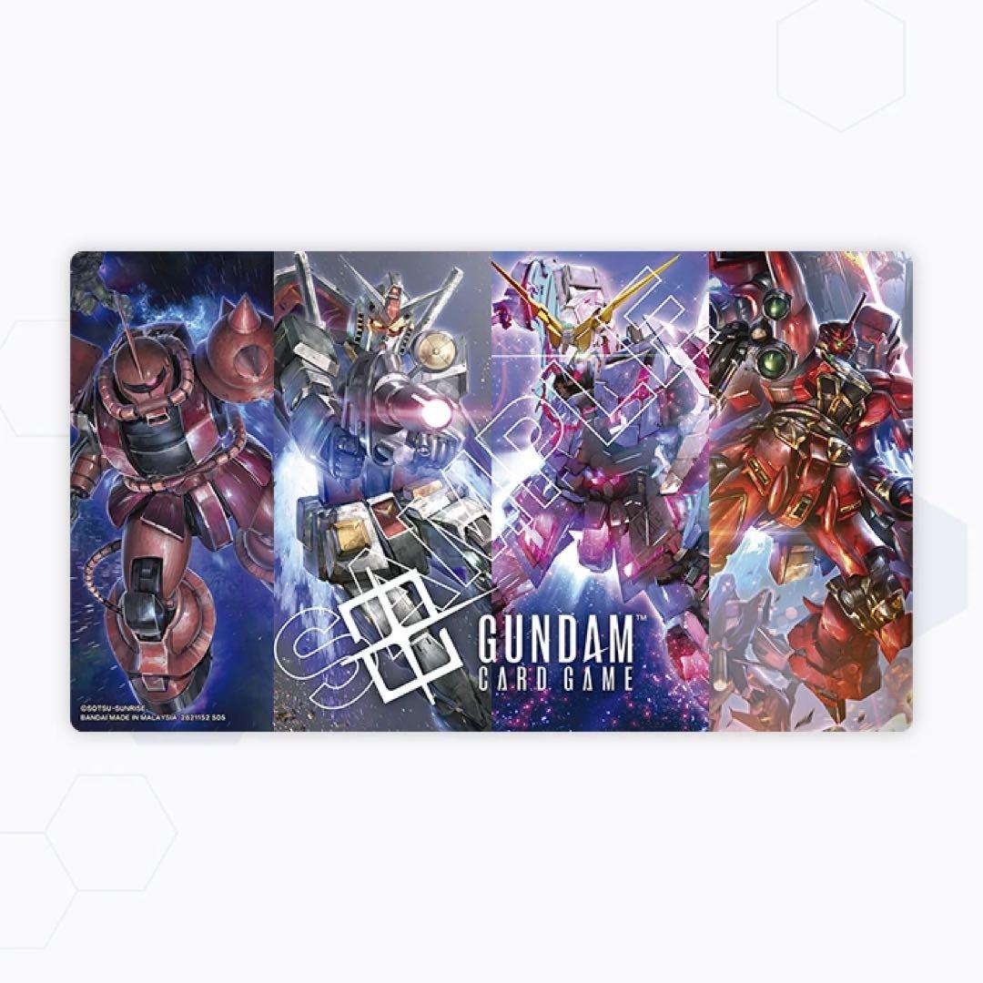ガンダムカードゲーム　オフィシャルグッズセット、オフィシャルマットスリーブセット