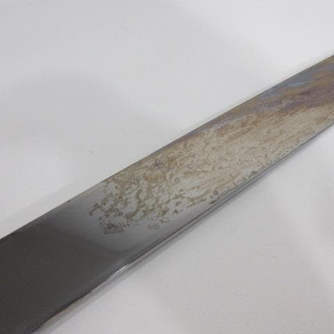 0122Z【未使用保管品】佑成 本霞青鋼 柳刃庖丁 300mm 包丁