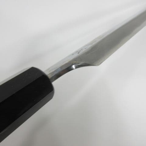 0122Z【未使用保管品】佑成 本霞青鋼 柳刃庖丁 300mm 包丁