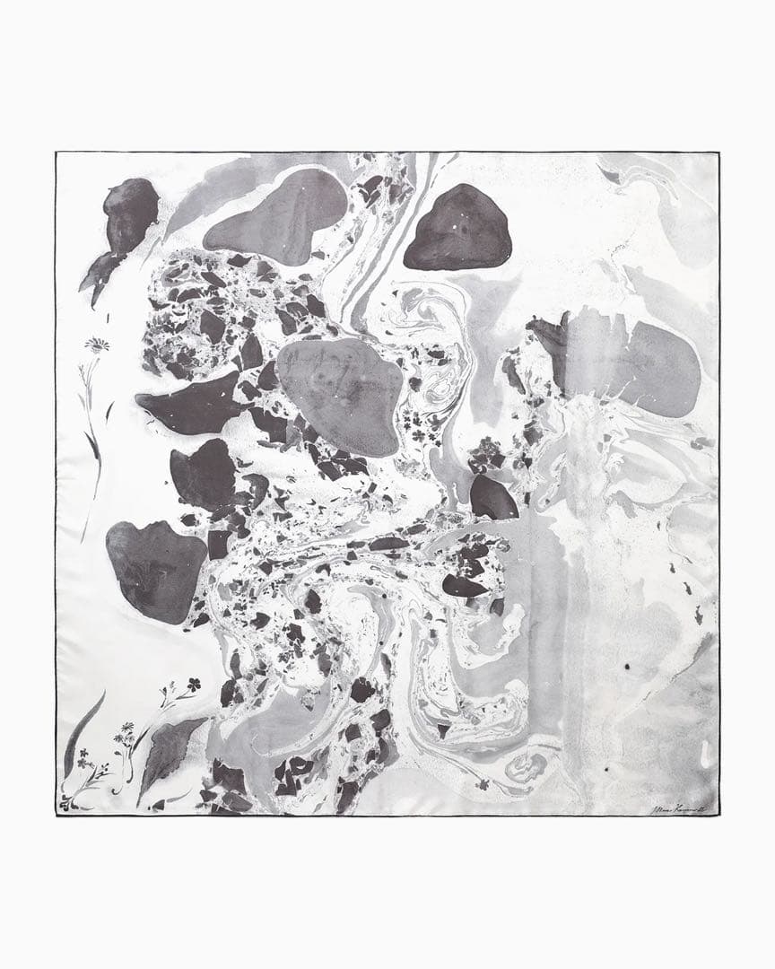 mame シルクスカーフ