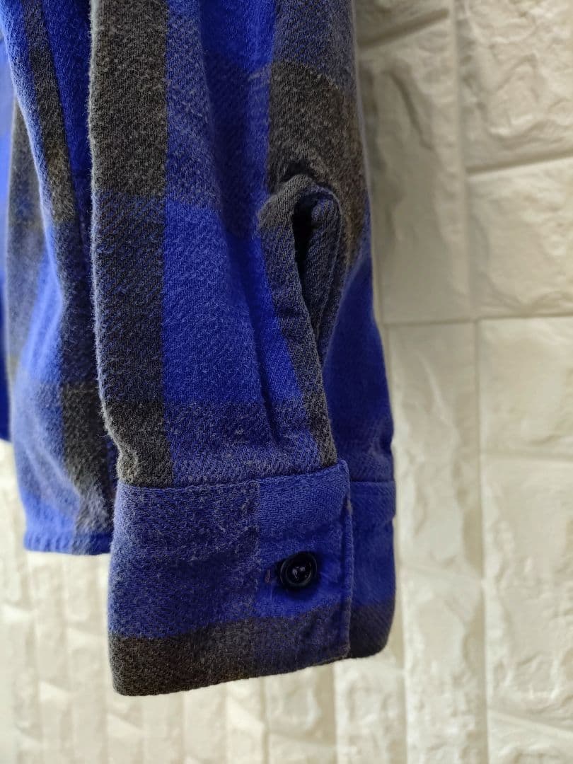 70sヴィンテージUSA製FiveBrotherファイブブラザーヘビーネルシャツ