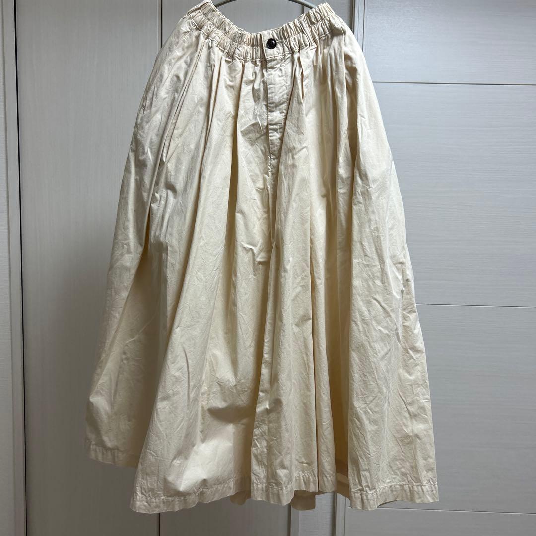 HARVESTY ハーベスティ カルメンスカート　アイボリー スカート