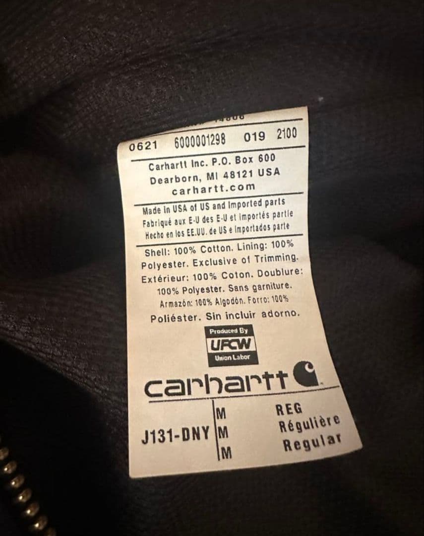 Carhartt アクティブジャケット USA製 M カーハート ヴィンテージ